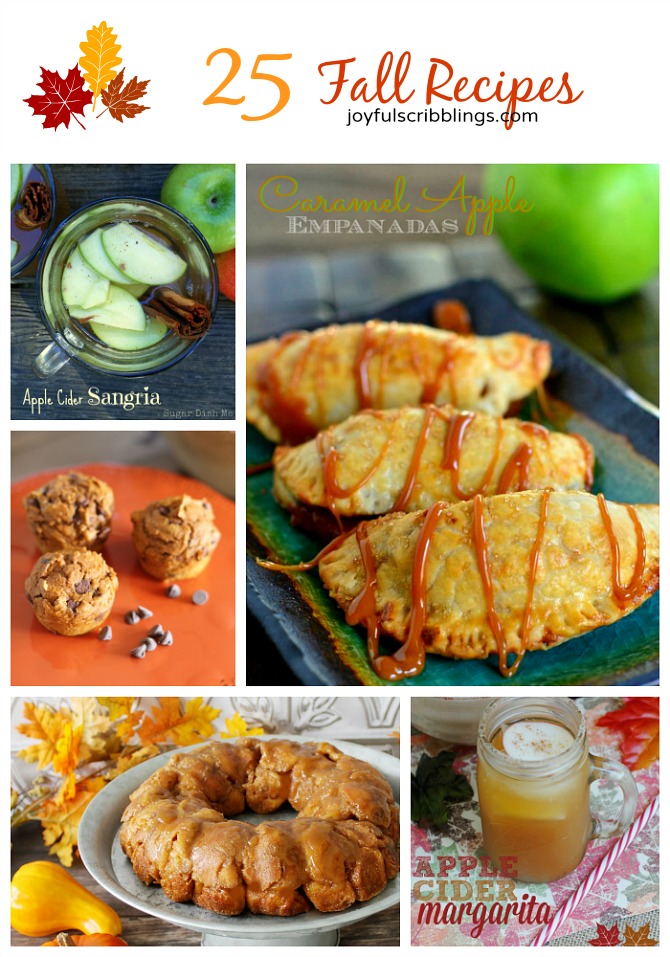 25 Fall Recipes JOYFUL scribblings