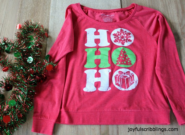 DIY Ugly Christmas Sweater - JOYFUL scribblings