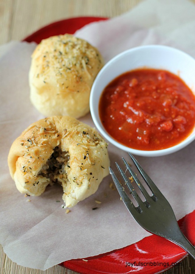 Meatball Bubble Biscuits - JOYFUL Scribblings