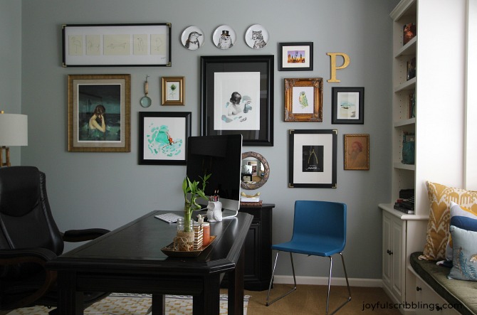 Before And After Home Office & A Giveaway - JOYFUL Scribblings